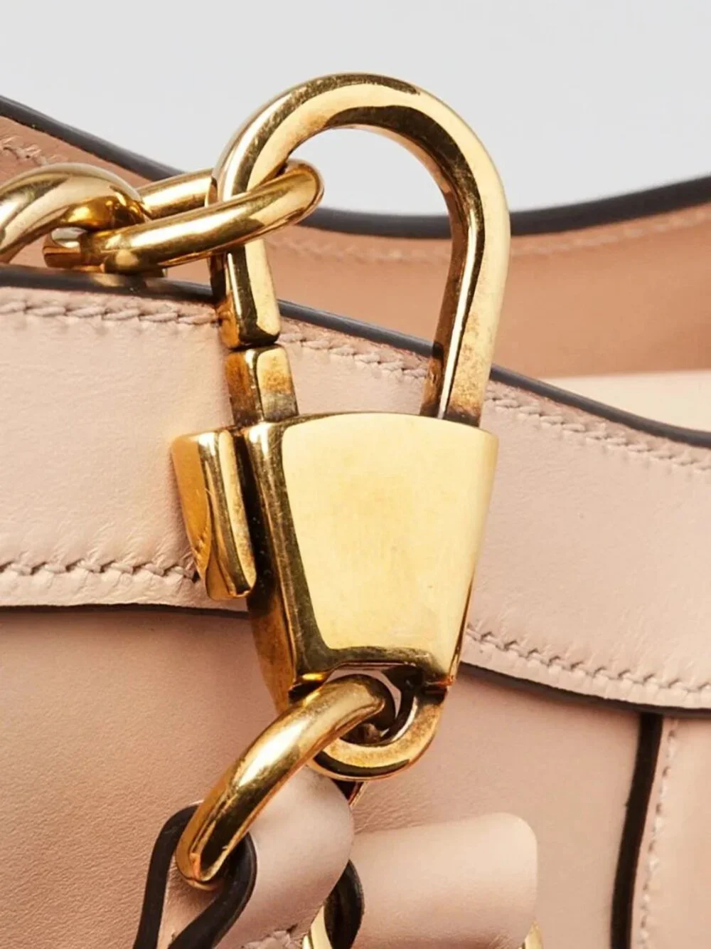 Gucci Beige Smooth Leather Small Diana Tote Bag